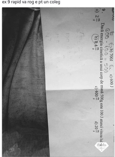 Metoda de a copia la examen