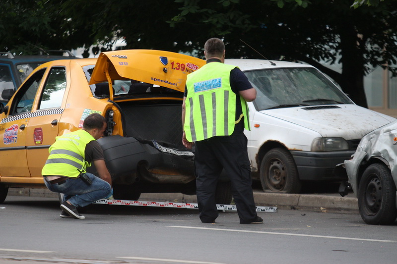 Accidentul a avut loc in urma cu cateva momente in zona 1 Mai