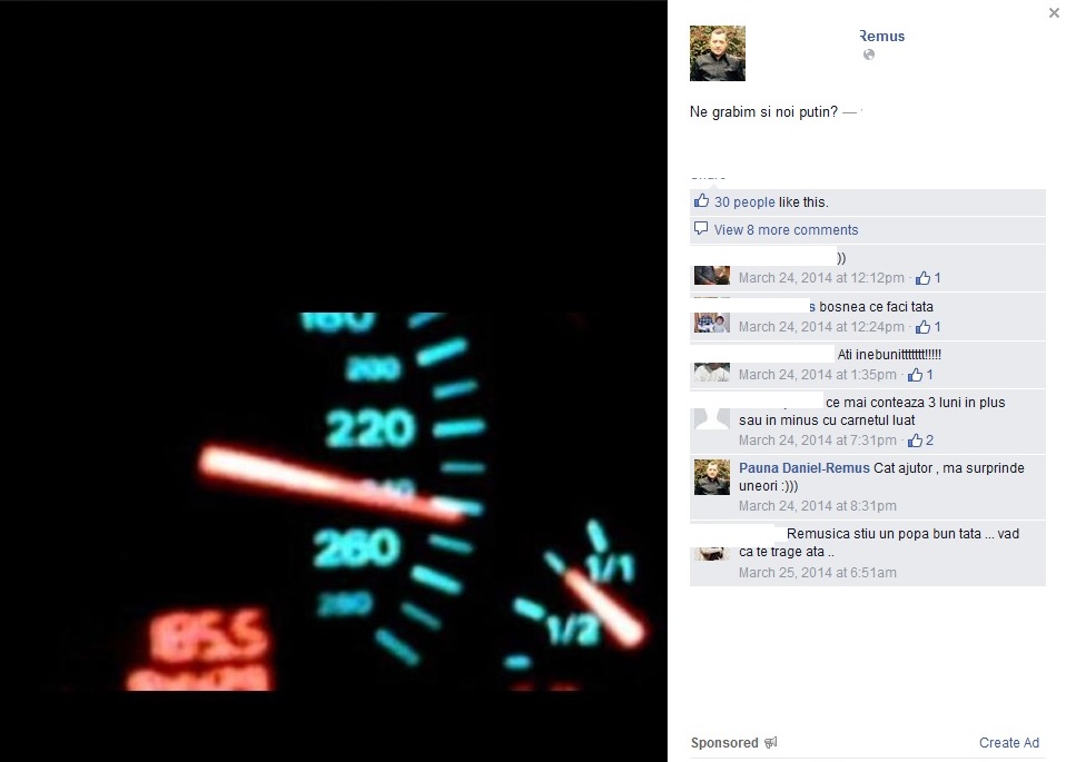 Preotul avea patima vitezei