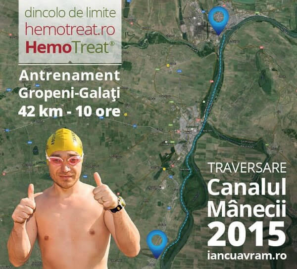 Avram Iancu vrea s afie primul inotator roman care traverseaza Canalul Manecii fara costul de neopren