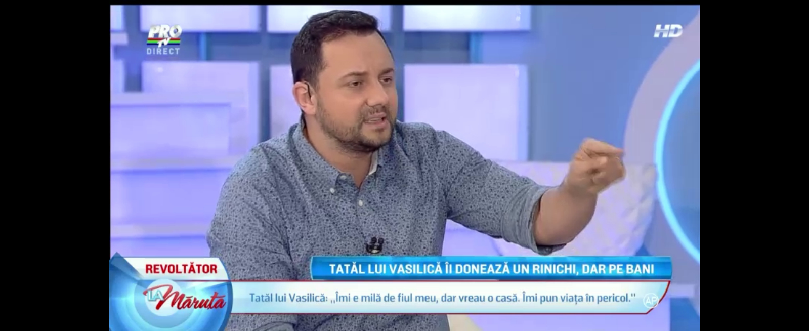 Catalin Maruta a dat afara din platou un invitat