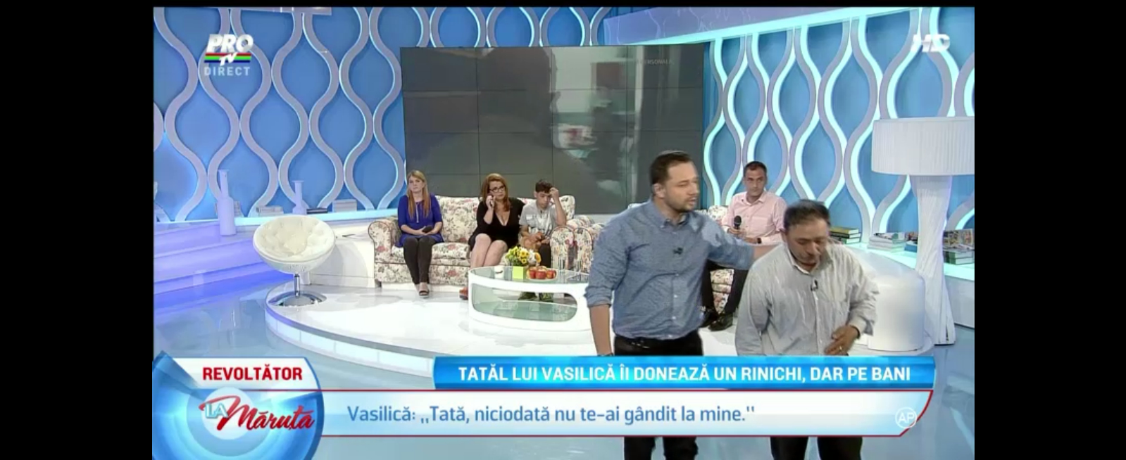 Catalin Maruta a dat afara din platou un invitat