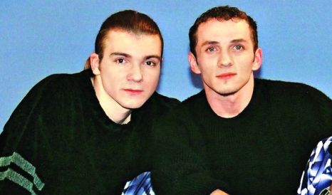 Dorin si Mihai Traistariu pe vremea cand activau in trupa