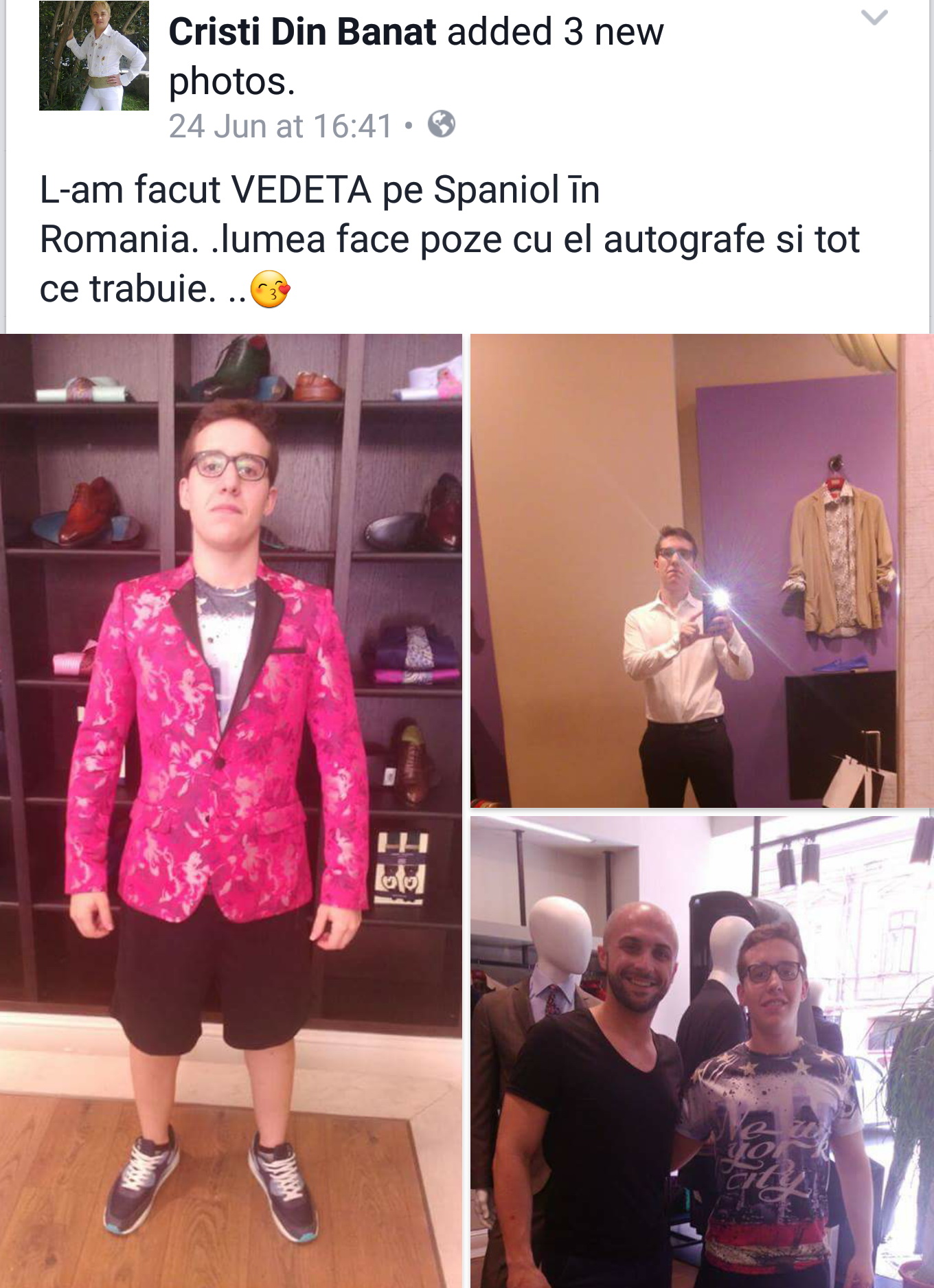 Cristi din Banat se mandreste cu rpesupusul sau iubit