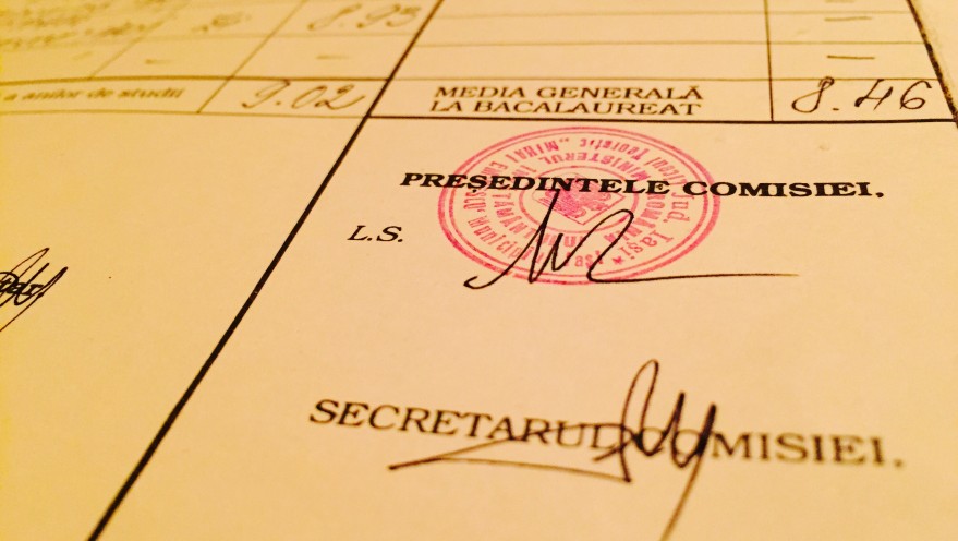 Diploma Simonei Gherghe