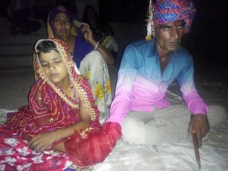 Un consilier local din India s-a casatorit cu o fetita in varsta de sase ani