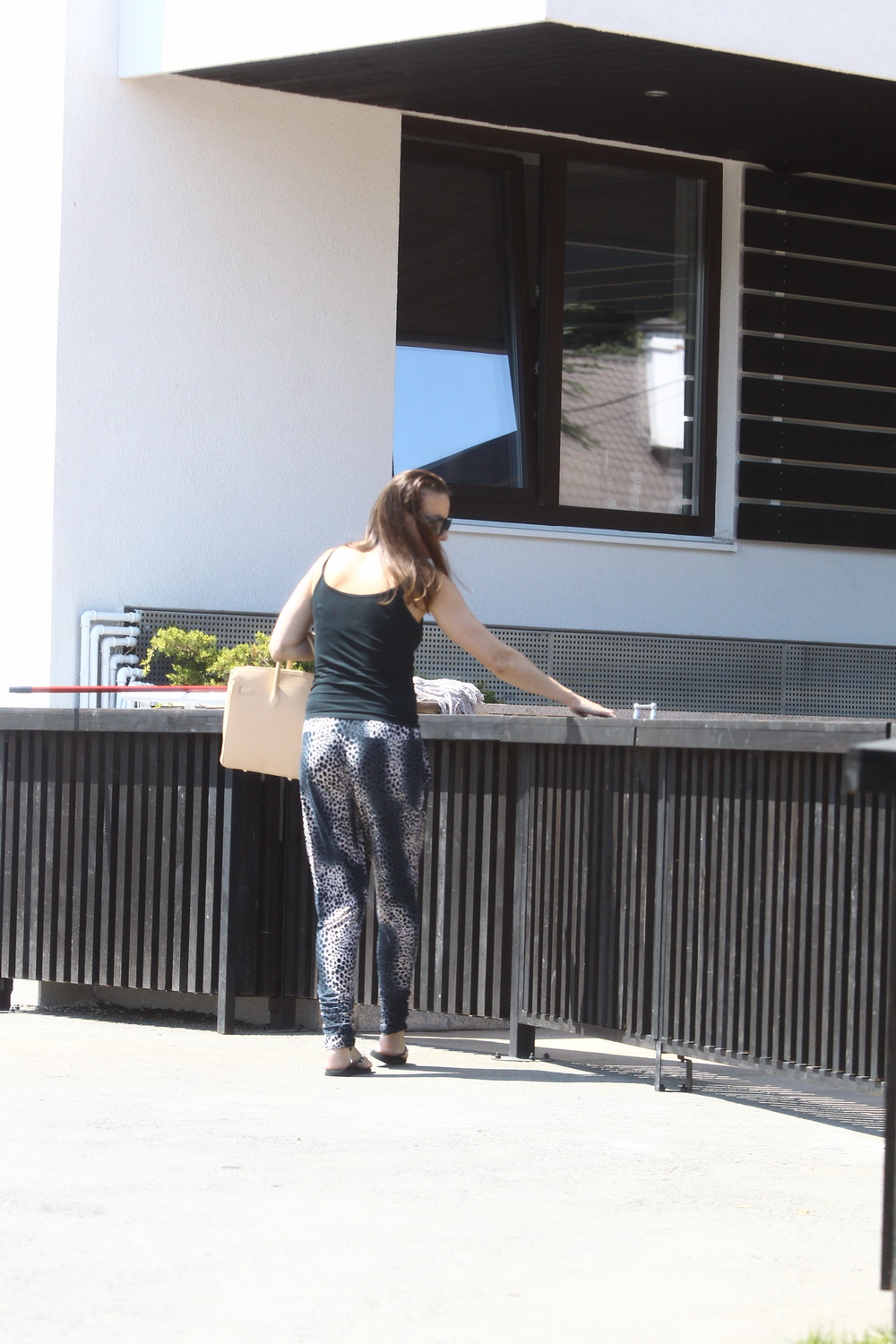 Fosta tenismena a venit in vizita la niste prieteni in Pipera