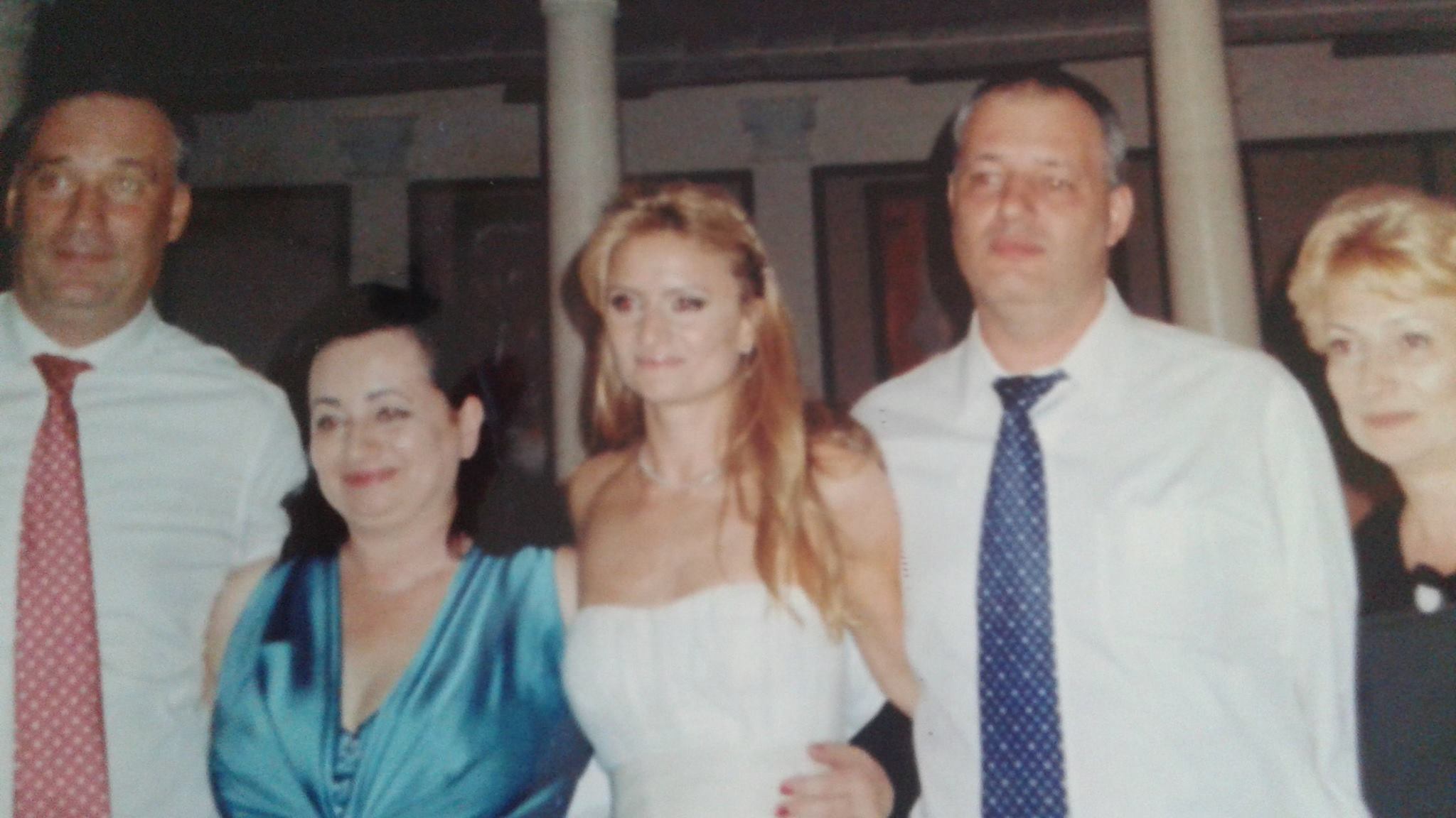 Victor Ciorbea alaturi de fiica sa Oana