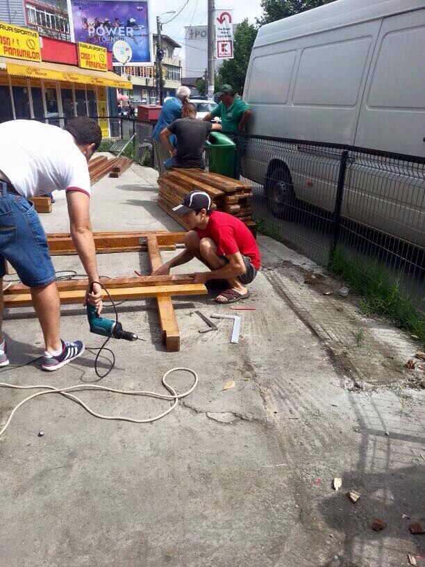 Primaria s-a apucat de constructia unui foisor nou