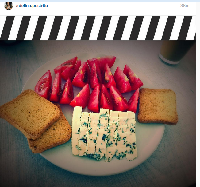 Asta mananca Adelina Pestritu dimineata