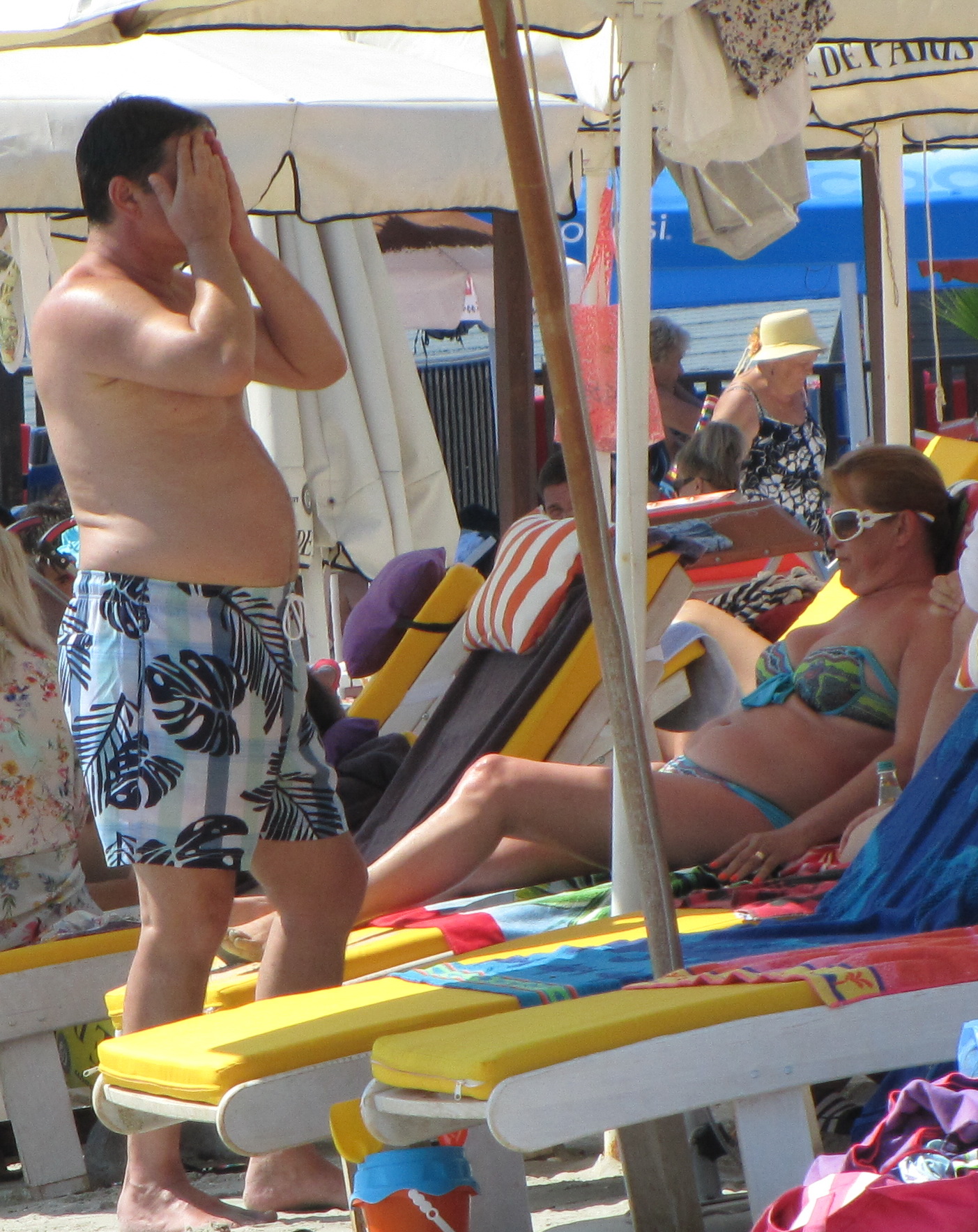 Lacatus a incercat si apa marii