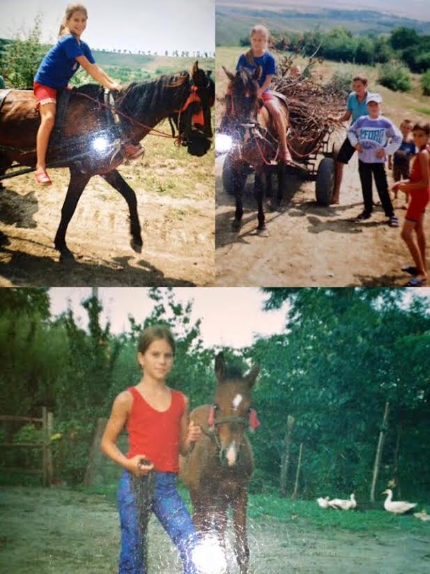 Adina Gherasim a inceput sa calareasca de la o varsta frageda