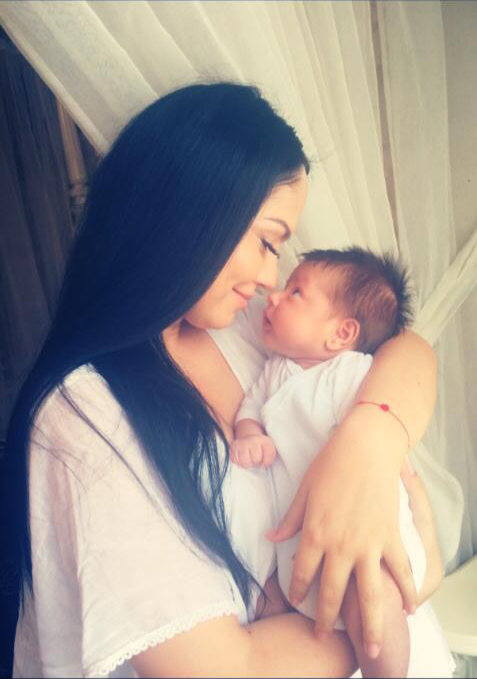 Andreea si David, baiatul ei