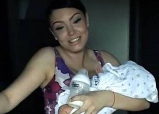 Andreea Mantea si baietelul ei