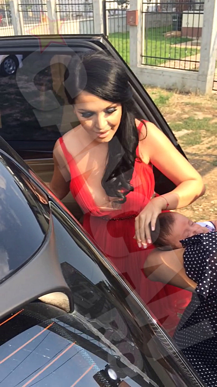 Andreea Mantea si-a botezat copilul