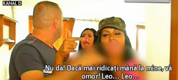 Leo, Renata si mama acesteia s-au luat la bataie (foto:kanal D)