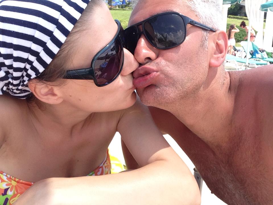 Tili Niculae si sotul ei, Dragos Popescu