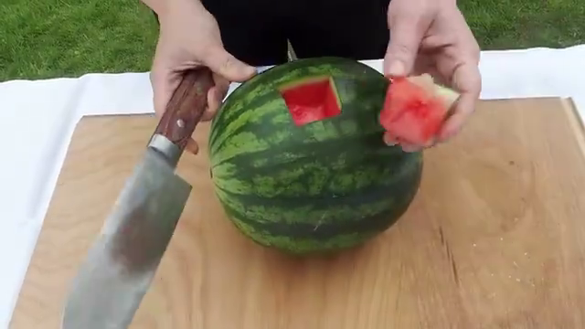 Dupa ce se cresteaza si se ridica bucata taiata, suntem aproape la jumatatea operatiunii