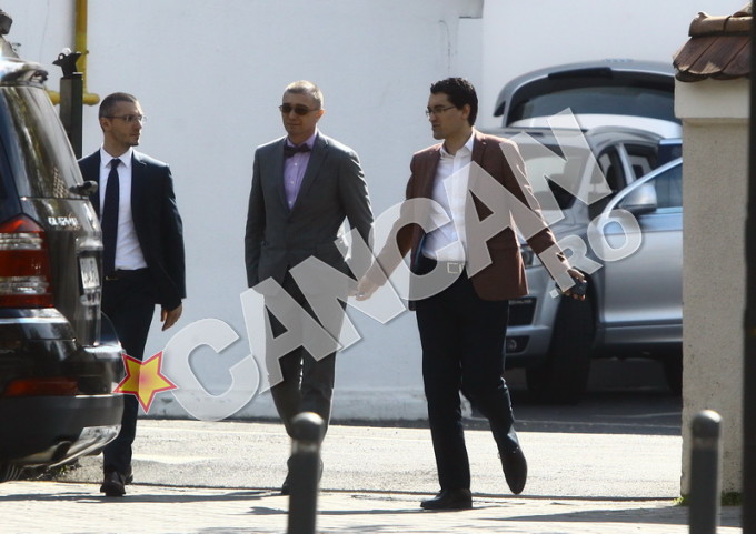 Visan (in dreapta) si Burleanu au plecat cu zambetul pe buze de la intalnirea cu Adriana Saftoiu