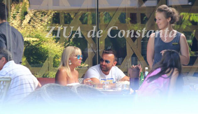Elena Udrea si Valentin...intr-un restaurant de lux din Constanta. -sursa foto: Ziua de Constanta