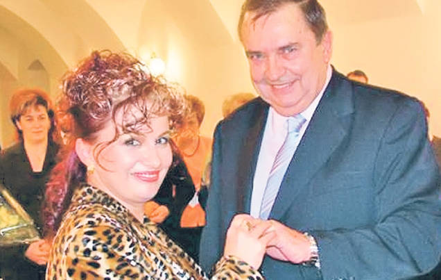 Dan Marin impreuna cu actuala sotie, Renata Marin.