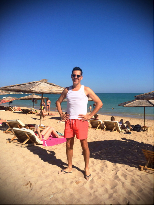 Stefan Banica Junior la plaja