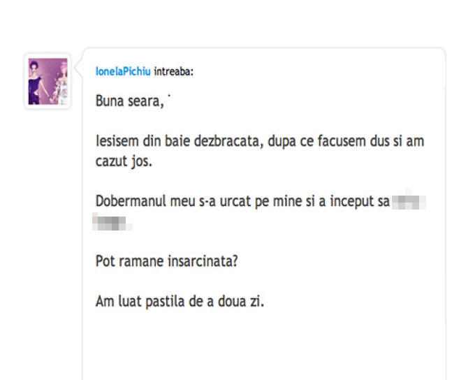 mesaj tanara doberman