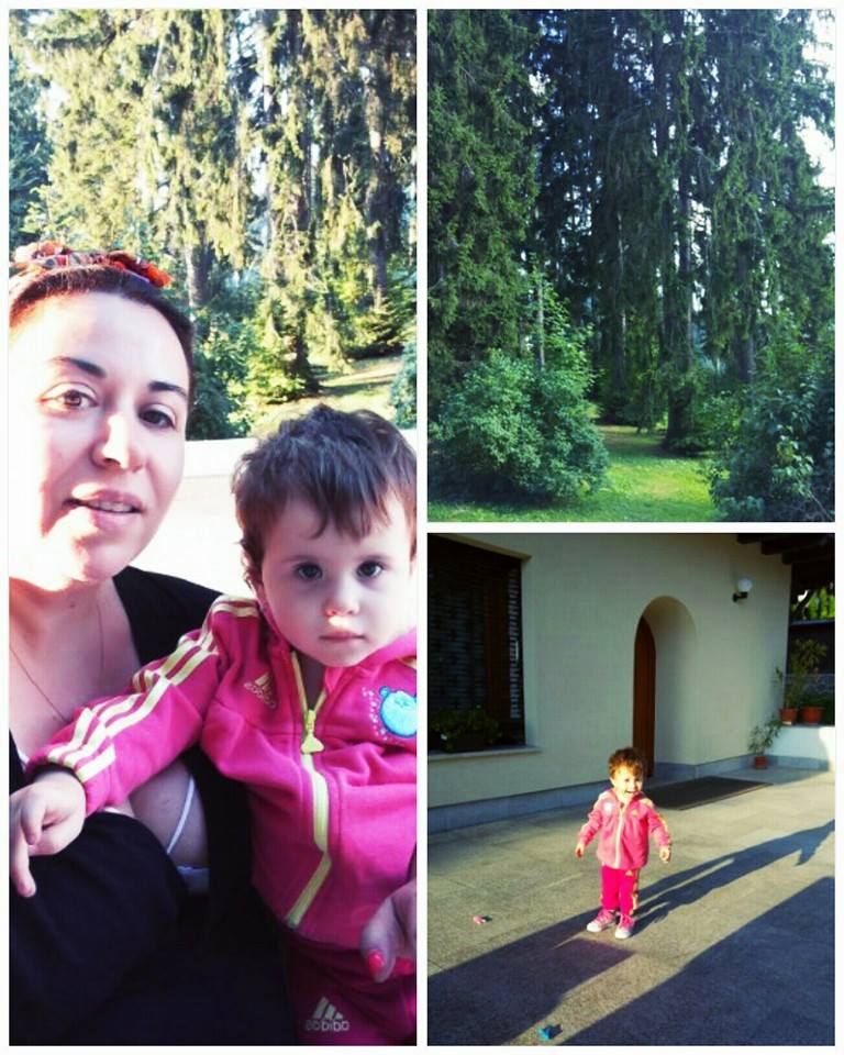 Oana Roman si fetita ei, Maria Isabela