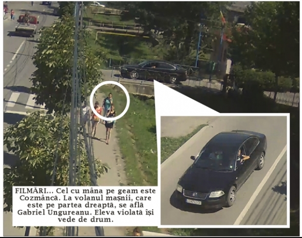 Momentul in care fata violata din Vaslui este amenintata