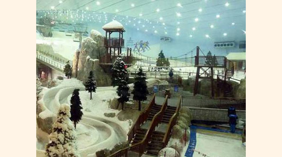 Statiune de schi in desert