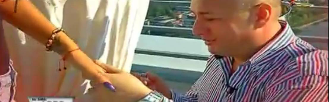 Leo i-a pus inelul pe deget Renatei (foto:Kanal D)