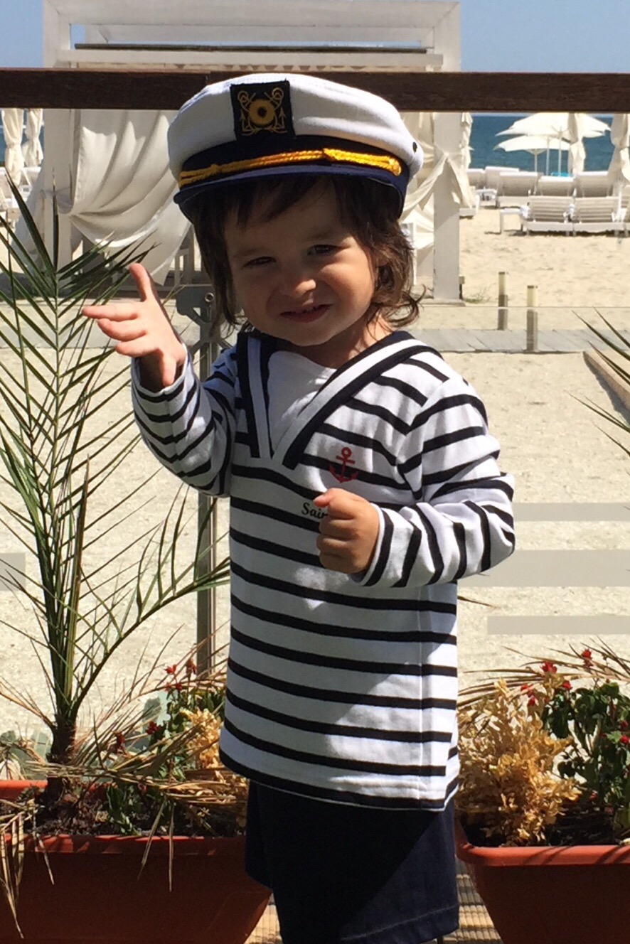 Micul marinar a atras toate privirile