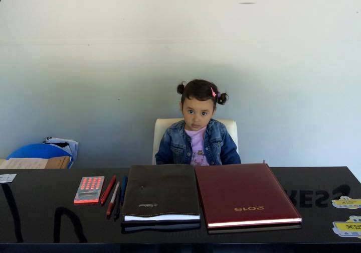 Amalia, fiica cea mare a fotbalistului