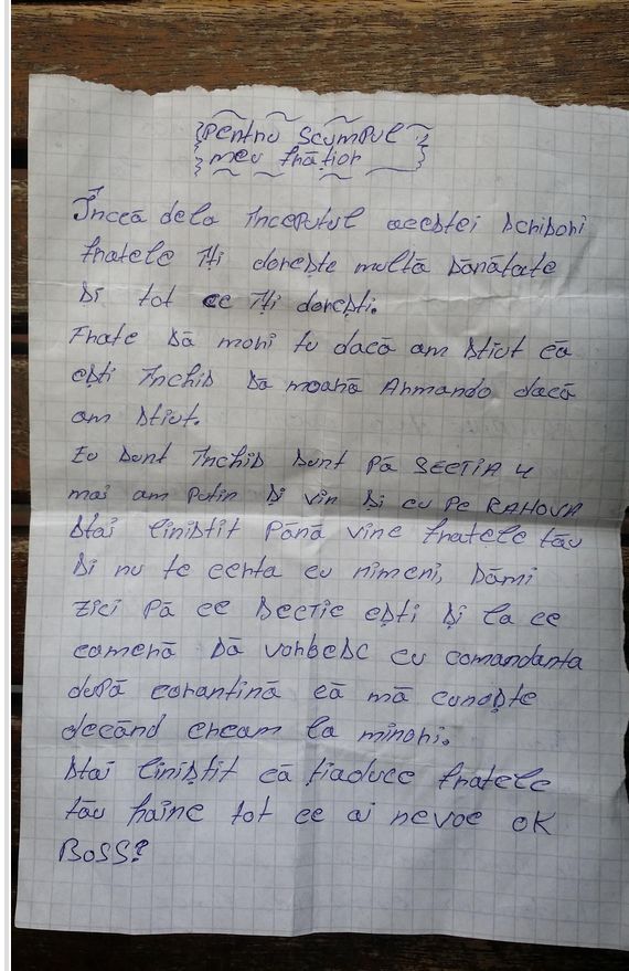 Scrisoare de la puscarie