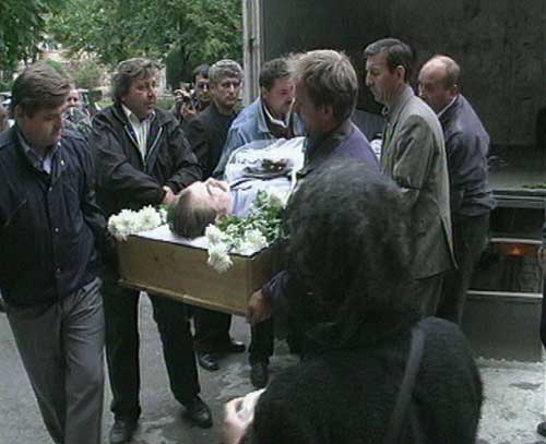 Sahleanu este dus pe ultimul drum