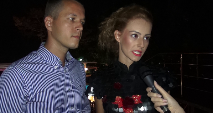 Andrei Nastase si iubita sa, Bianca