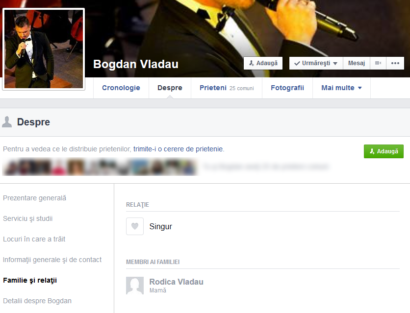 Bogdan a facut anuntul despartirii pe Facebook