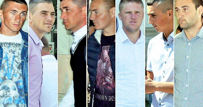 Cei sapte tineri acuzati de viol