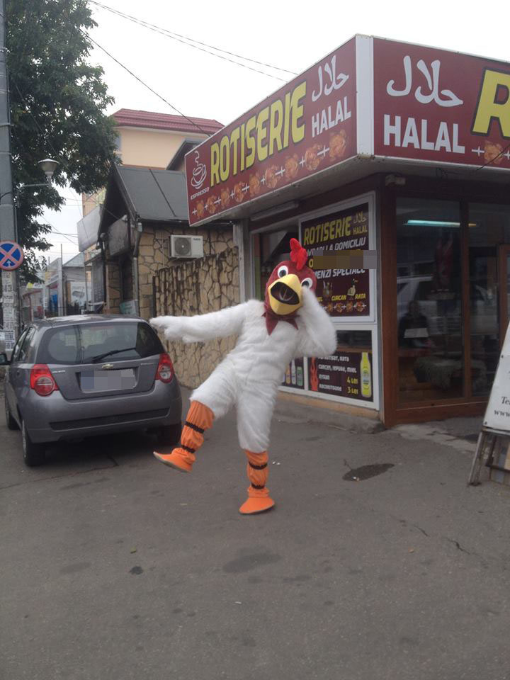 Aceasta este mascota rotiseriei lui Godeanu