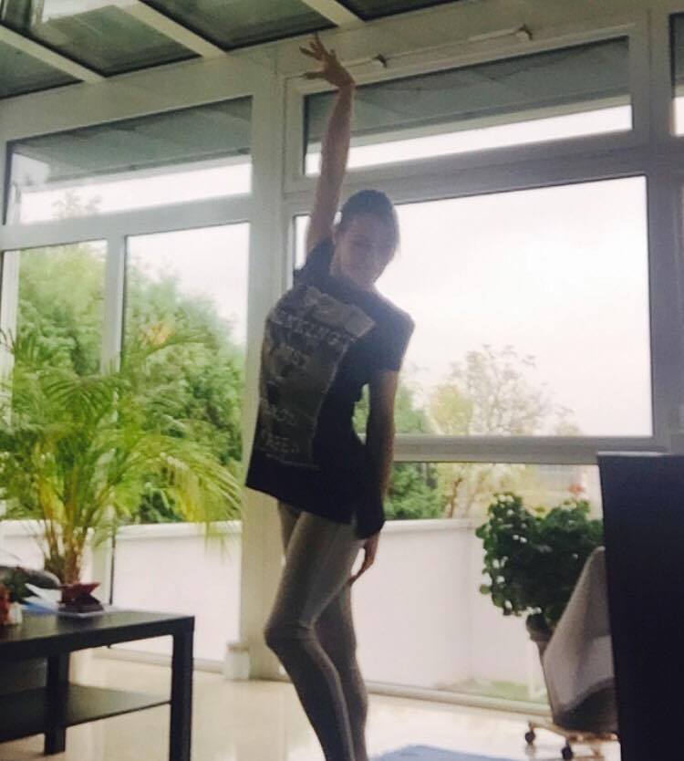 Catalina s-a fotografiat pentru fanii ei