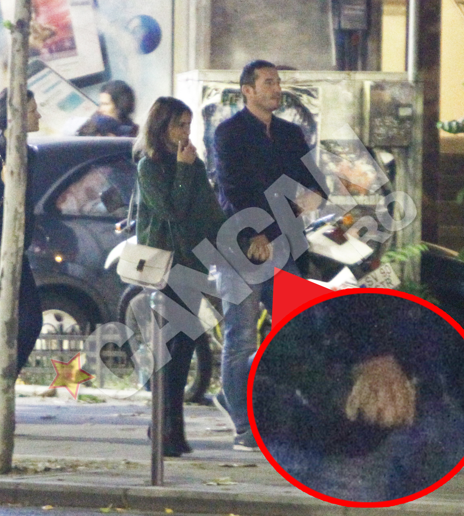 Alin Petrache si Maria Marinescu nu se feresc de ochii celorlalti si merg pe strada tinandu-se de mana