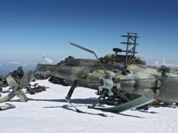 Elicopter prabusit Siberia