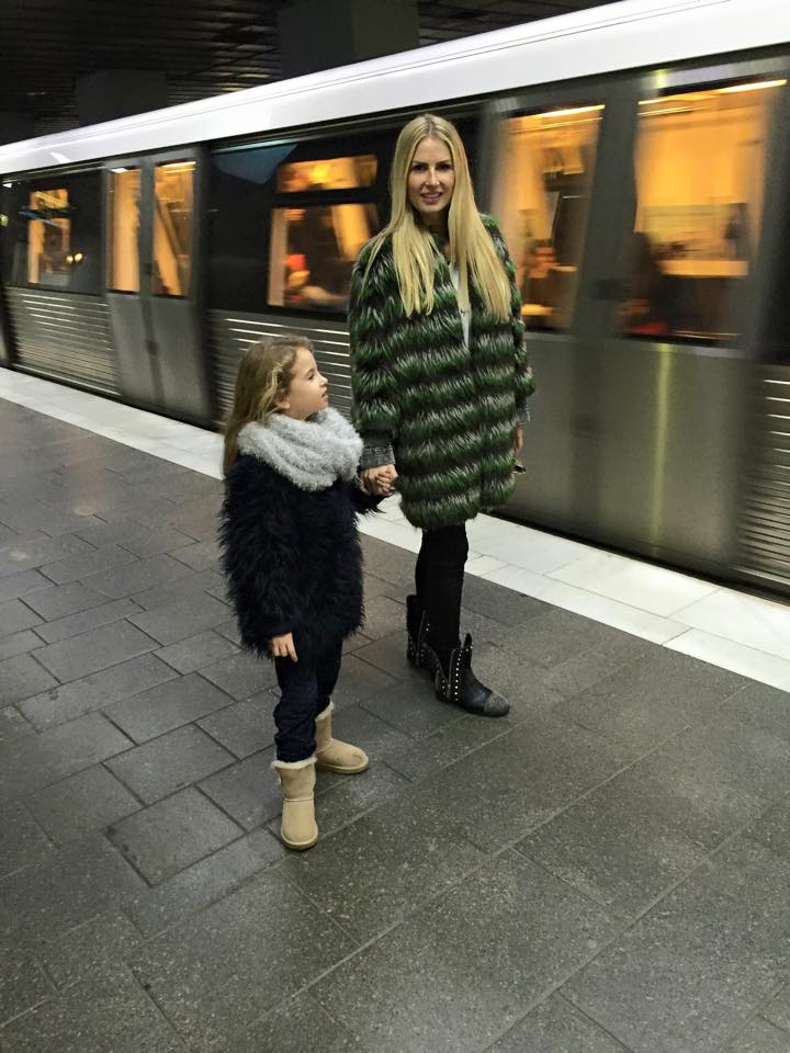 Andreea si fiica ei