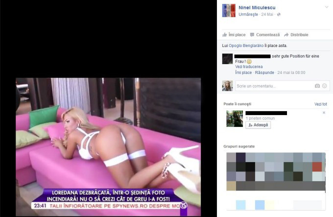 Loredana Chivu este slabiciunea lui Ninel