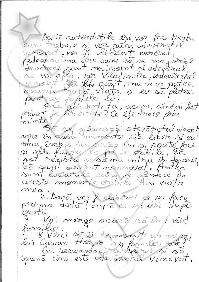 Aurelian a rescris intrebarile noastre si a formulat raspunsurile