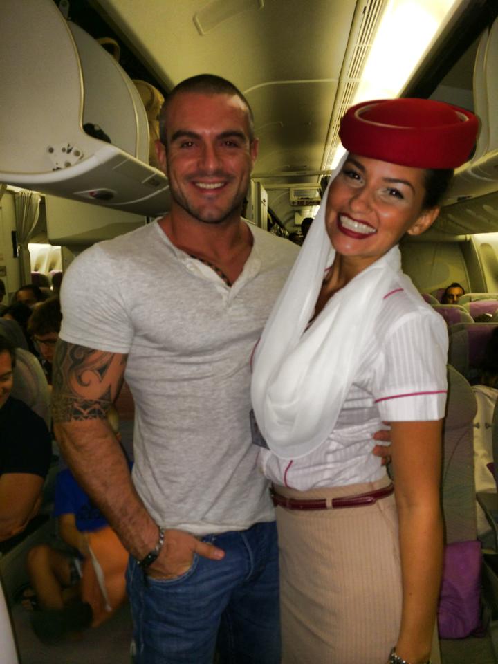 Bianca si Kevin s-au cunoscut in toamna lui 2012, in timpul unui zbor catre Seychelles