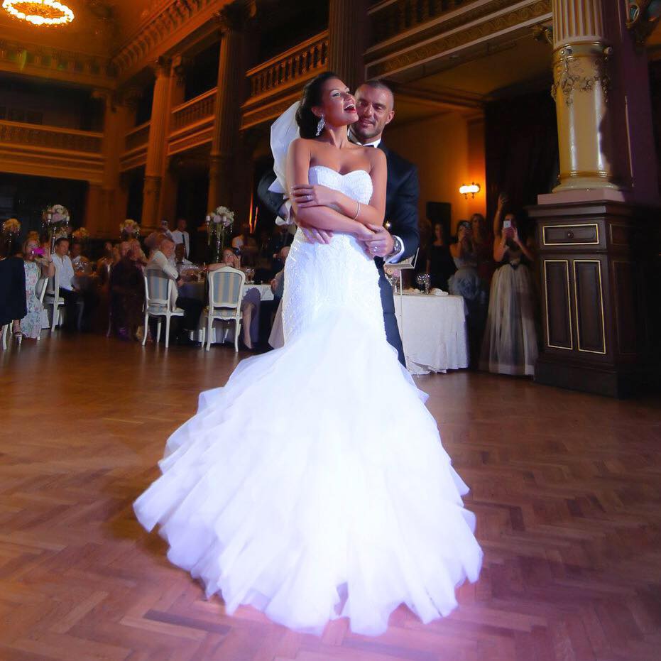 Nunta Biancai a avut loc intr-un cadru luxuriant, la Palatul Bragadiru
