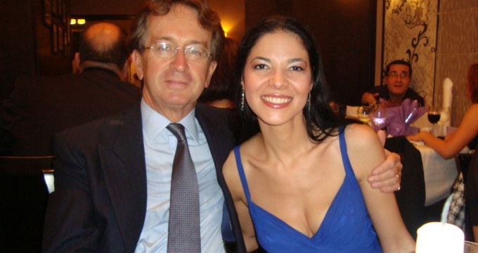 Ana Birchall alaturi de sotul ei Martyn