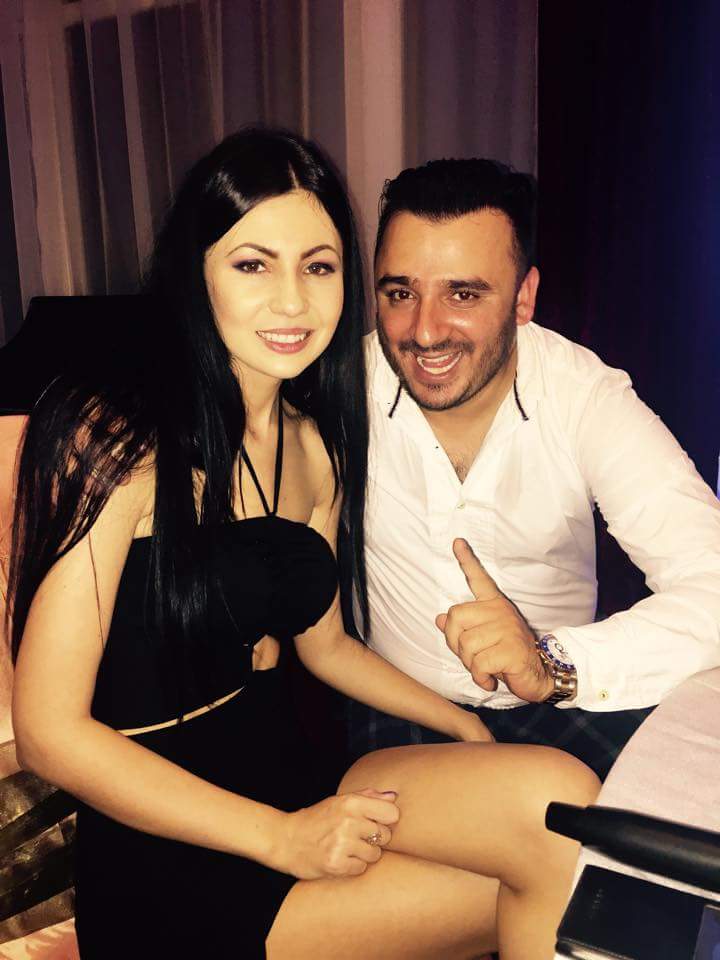 Sorina, alaturi de colegul ei, Liviu Guta