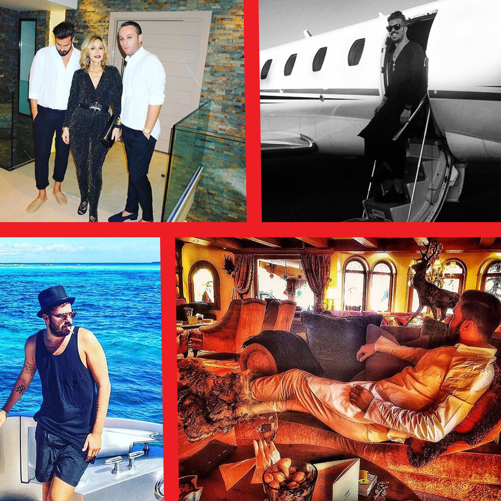 Rani îi înnebuneşte efectiv pe cei 800 followerşi de pe Instragram cu foto-detalii din viaţa lui de nabab: multiple cadre din avionul privat, de pe yacht, din faţa vilei închiriate din St. Barth. Într-una dintre poze apare şi Anastasia Soare, zisă 